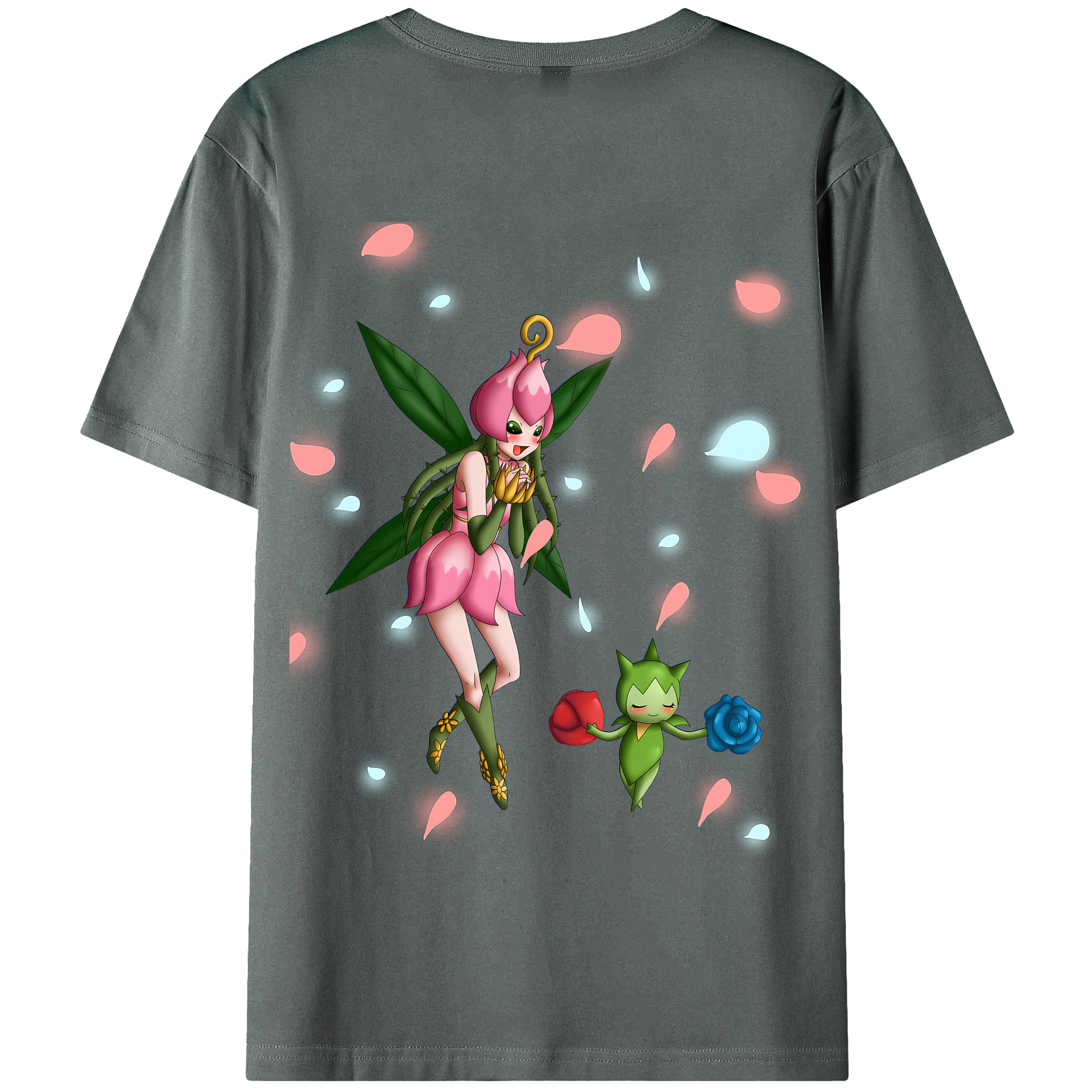 （画像用） Digimon デジタルモンスター/デジモン 綿100％半袖Tシャツ（背面プリント）